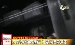 爆料饭店后厨的肮脏视频,饭店卫生问题触目惊心